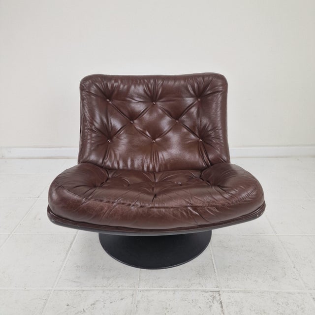 1980s 975 Swivel Chair by Geoffrey Harcourt for Artifort, 1980s For Sale - Image 5 of 18