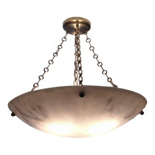 Art Deco Alabaster Pendant For Sale