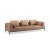 Not Yet Made - Made To Order Milo Brown Leather Sofa by Stefano Giovannoni For Sale - Image 5 of 7