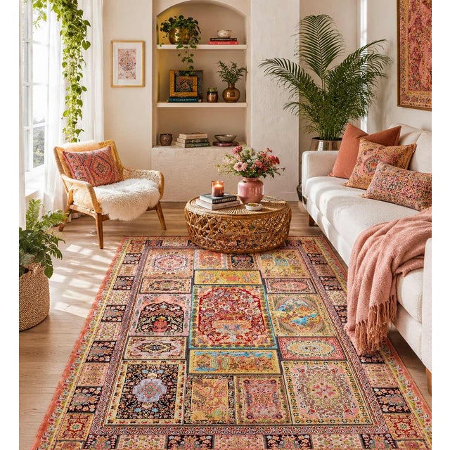 Pasargad DC Exquisite Design Paris Palace Fine Power Loom V.Silk Rug For Sale - Image 4 of 4