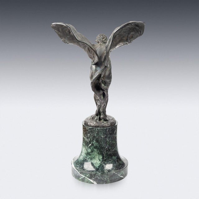 Charles Sykes, Rolls Royce Spirit of Ecstasy No.13, 1890s-1910s, Bronze For Sale - Image 4 of 18