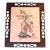Vintage Harrison Chinoiserie Floral Still Life Fretwork Wood Frame 19x15.5 For Sale