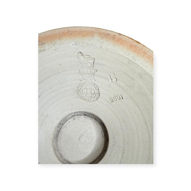 Lambeth Revival Vases in Stoneware from Royal Doulton, 2001, Set of 2 For Sale - Image 6 of 9