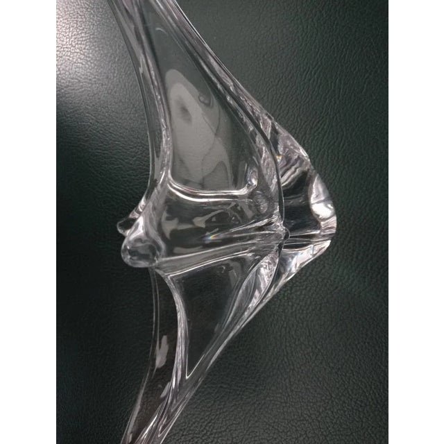 Mid-Century Crystal Vase from Daum, France For Sale - Image 3 of 9
