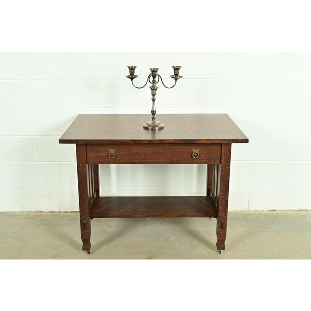 Tiffany & Co. Style Antique Victorian Silverplate Three-Light Candelabra For Sale - Image 14 of 16
