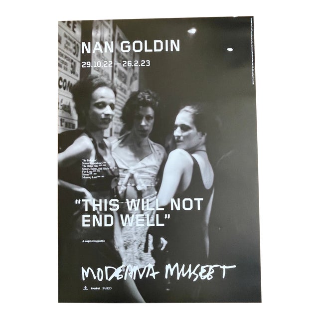 Nan Goldin, Exibition Poster “This Will Not End Well” , Copyright Nan Goldin For Sale