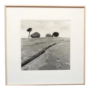"Couples" 1988 Black & White Framed Photograph by Jacques Cressaty