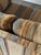 1970s Striped Woven Upholstery Three-Seat Sofa For Sale - Image 16 of 18
