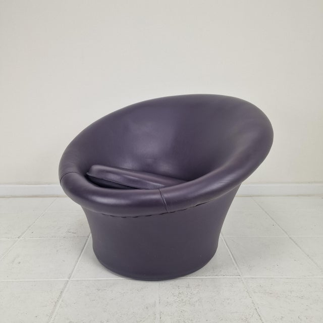 Presenting a magnificent, authentic 'Mushroom' lounge chair (Model 560), designed by the visionary French master Pierre...