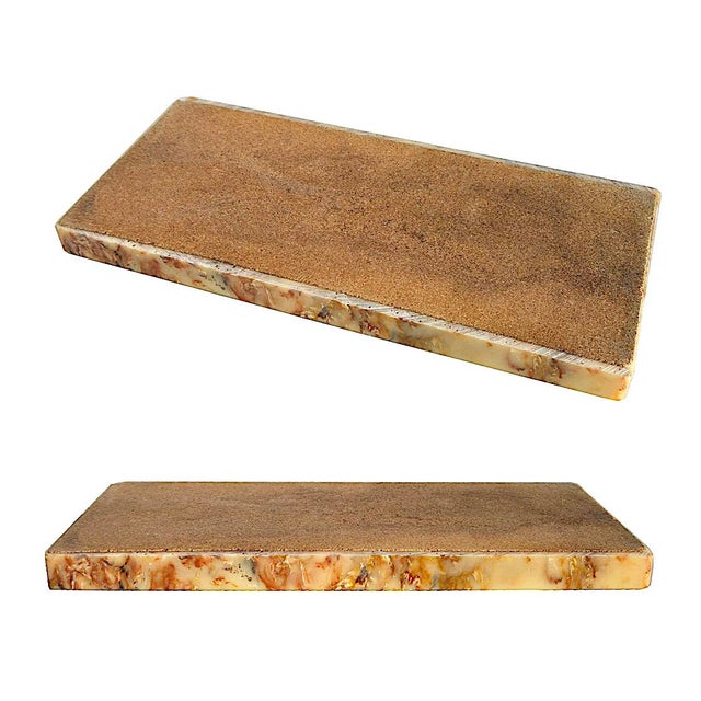 Maitland - Smith Mid 20th Century Faux Onyx Resin Partitioned Tray For Sale - Image 4 of 13