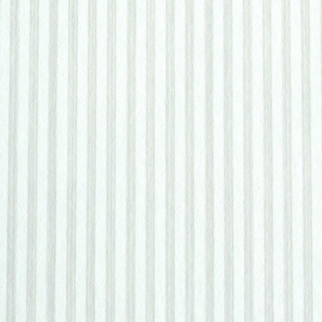 Schumacher Edwin Stripe Narrow Wallpaper in Birch For Sale