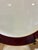 Burgundy Vintage Pickard Ensemble Burgundy Gold-Trim Dinner Plates, Set of 4 For Sale - Image 8 of 12