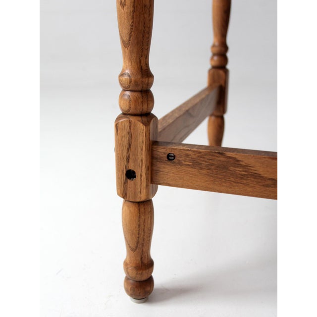 Vintage Oak Roll Top Secretary Desk For Sale - Image 14 of 17