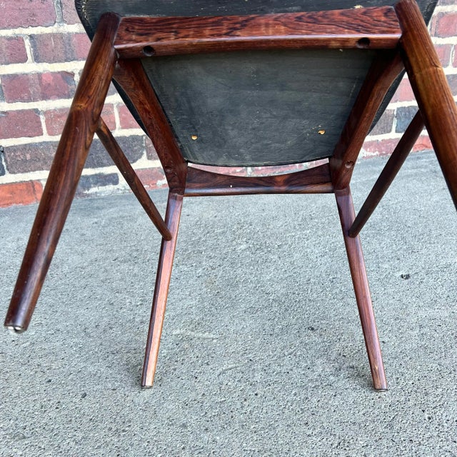 Niels Koefoed “Lis” Danish Rosewood Dining Chair For Sale - Image 12 of 12