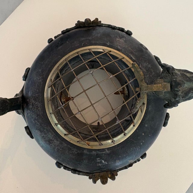 Early 20th Century Chinese Soapstone Dragon Censer With Pierced Brass Lid For Sale - Image 12 of 12