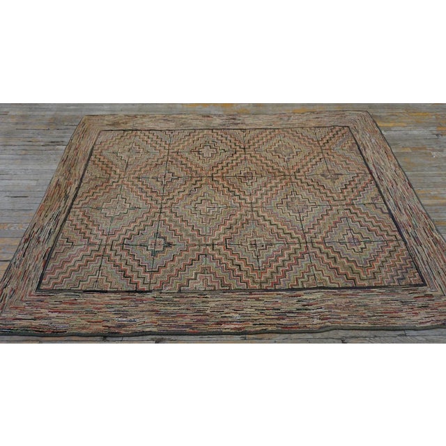 Early 20th Century American Hooked Rug For Sale - Image 10 of 12