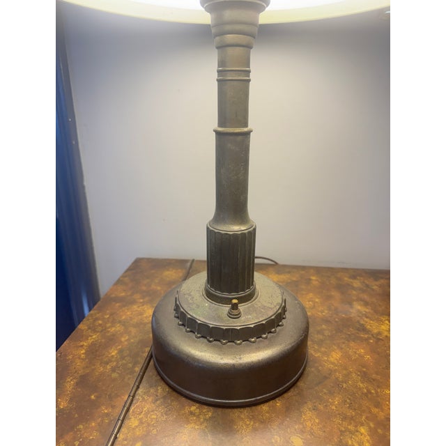 Gilbert Rohde Mid 20th Century Mid-Century Modern Machine Age Lamp by Globe For Sale - Image 4 of 9