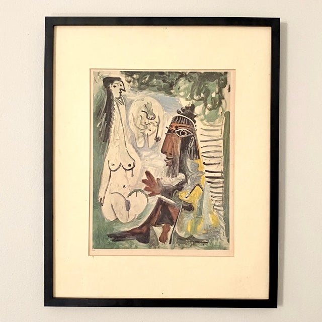 1960s Vintage Framed Picasso Print For Sale - Image 5 of 5