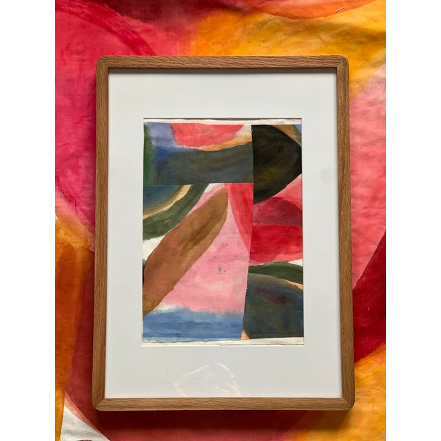 Contemporary Olga Meyzinger, Fabric College, 2026, Fabric, Framed For Sale - Image 3 of 5