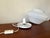 Contemporary Opaline Globe Table Lamp, 1980s For Sale - Image 3 of 8
