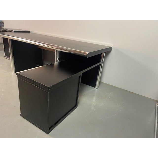 Mid-Century Italian Executive Office Suite by Guido Faleschini for I4 Mariani, Italy, 1970s, Set of 5 For Sale - Image 17 of 18