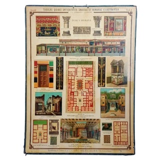Domus Romana Edittio 11.a Tab., 1897, Collotype Print For Sale
