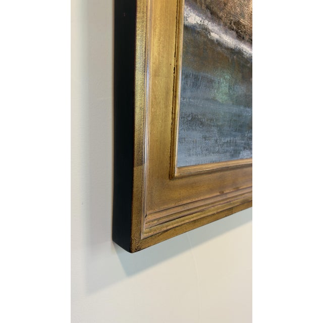 Along the Back Roads by Seth Winegar | Oil on Panel Autumn Aspens Along a River For Sale In Denver - Image 6 of 12