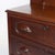 Late 19th Century Antique Carved Walnut 3-Drawer Commode With Backsplash & Shelves Circa 1890 For Sale - Image 5 of 16