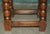 Brown English Oak Bobbin Turned Joint Stool, 1700s For Sale - Image 8 of 18