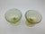 1930s Crackle Yellow Canary Vaseline Sherbet Cups- Set of 2 For Sale In Sacramento - Image 6 of 13