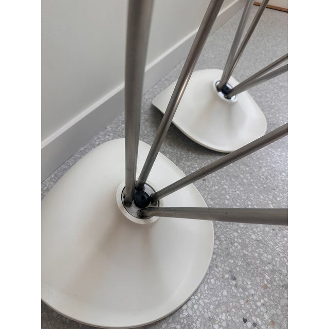 Metal Onda Counter Height Barstools For Sale - Image 7 of 7