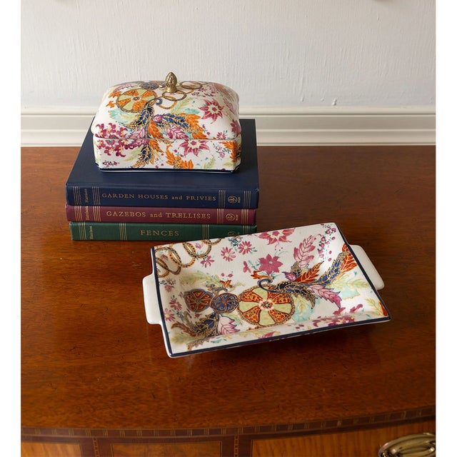 Port 68 Williamsburg for Port 68 Tobacco Leaf Tray For Sale - Image 4 of 8