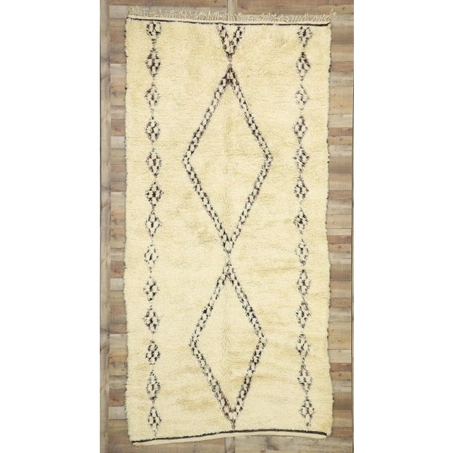 Textile Beni Ourain Moroccan Rug - 06'04 x 12'09 For Sale - Image 7 of 7