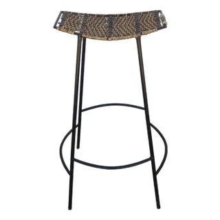Mid 20th Century Arthur Umanoff Style Bar Stool Mid Century Modern 30-1/2 Inch Tall For Sale