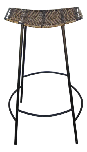 Mid 20th Century Arthur Umanoff Style Bar Stool Mid Century Modern 30-1/2 Inch Tall