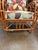 Pair of Mid-Century Rattan Lounge Chairs With Tropical Botanical Upholstery For Sale - Image 11 of 11