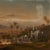 Wood Antique Painting of an India Landscape With a Temple by Daniel C. Grose For Sale - Image 7 of 13