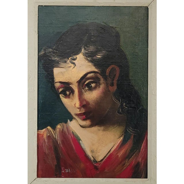 "Pensive Girl with Dark Eyes", Sarkis Sarkisian, U.S.A. circa 1940.