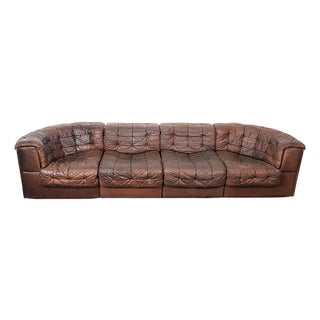 DS11 Modular Sofa from de Sede, 1970s, Set of 4 For Sale