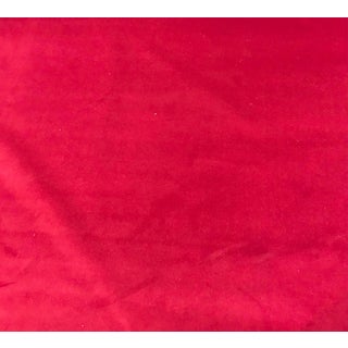 Kravet Smart Design Red Velvet Versailles Fabric - 4 Yards For Sale