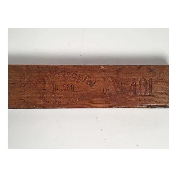 Early 20th Century Antique German Otto Holzapfel Wooden Cigar Mold For Sale - Image 5 of 9