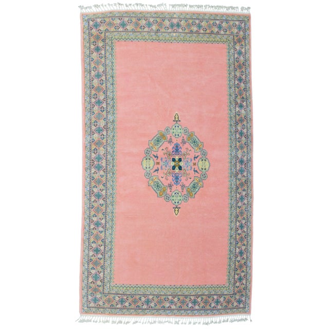 Late 20th Century Vintage Moroccan Rug - 6'5'' X 10'5'' For Sale In New York - Image 6 of 6