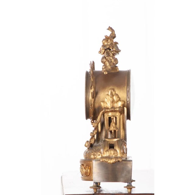 French 19th Century Boisgontier Mantel Clock For Sale - Image 4 of 6