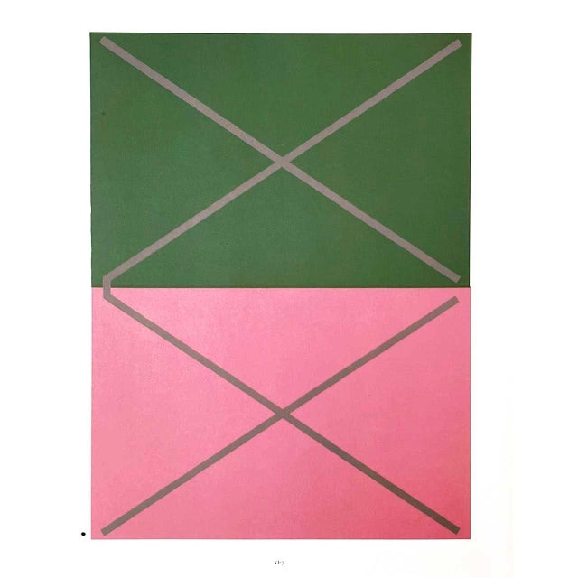 Artist: Josef Albers Country: Germany ? USA Title: Plate V1-3 Paper Size: 13.50 x 10.50 inches on Munken Print Cream...