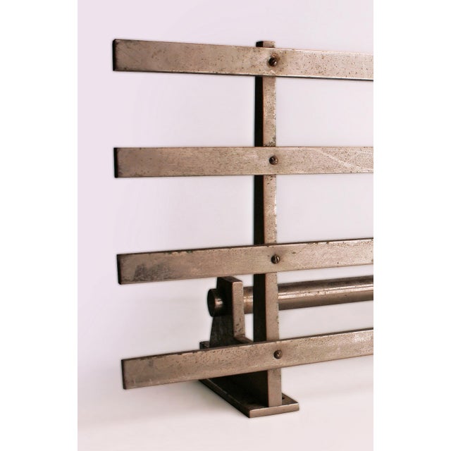 Metal Early 20th Century Art Déco French Metal Brass Wall Coat Hanger/Rack Designed by La Maison Desny For Sale - Image 7 of 9