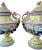 Early 19th Century Large Italian Yellow and Green Majolica Urns Tureens With Exotic Dragon Handles- a Pair For Sale - Image 4 of 9