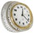 Bring the ultimate 70s vibe into your home with this beautiful vintage wall clock from the renowned French brand Jaz...