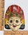 Folk Art Vintage Nepalese Newar Hand-Painted Papier-Mâché Mask, Kathmandu Valley Style For Sale - Image 3 of 10