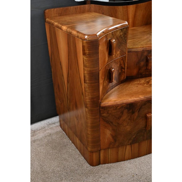 Walnut Burl Dressing Table, 1920s For Sale - Image 6 of 18