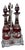 Antique Egermann Ruby Triple Decanters, 1900, Set of 3 For Sale